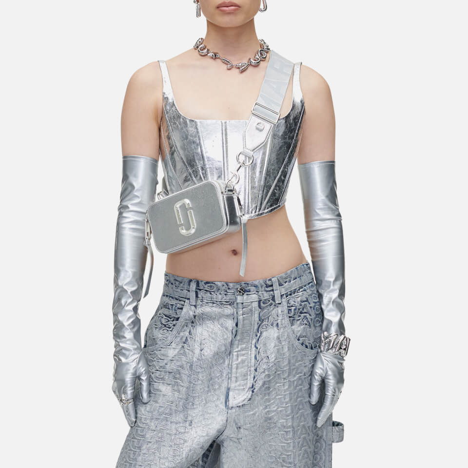 Marc Jacobs The DTM Metallic Snapshot Leather Bag