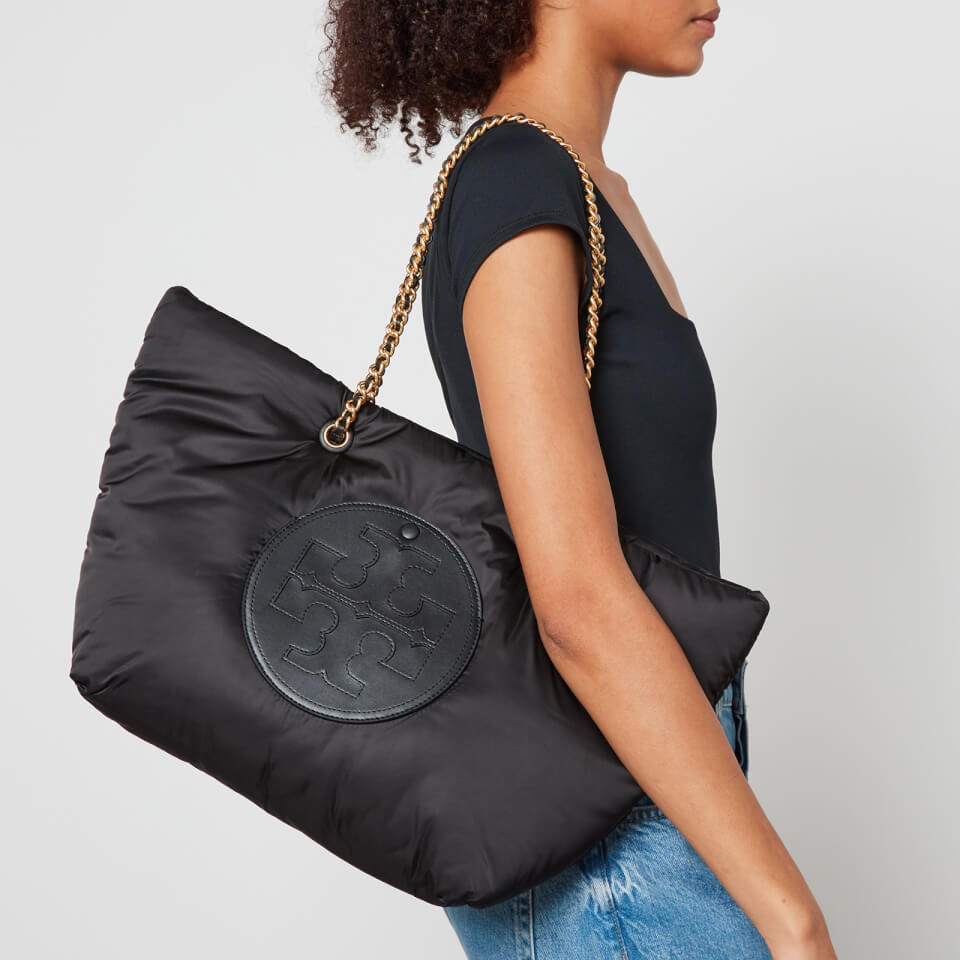 Tory Burch Ella Puffy Chain Shell Tote Bag