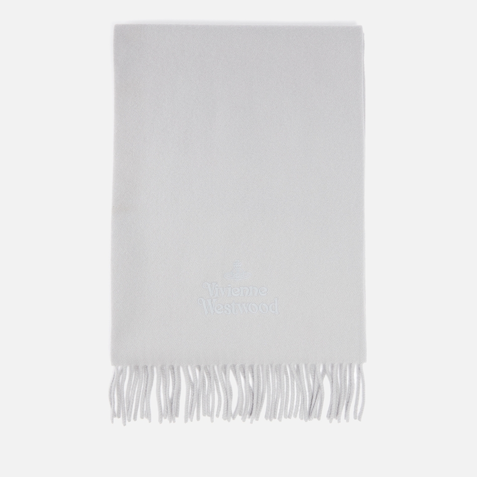 Vivienne Westwood Embroidered Wool Logo Scarf