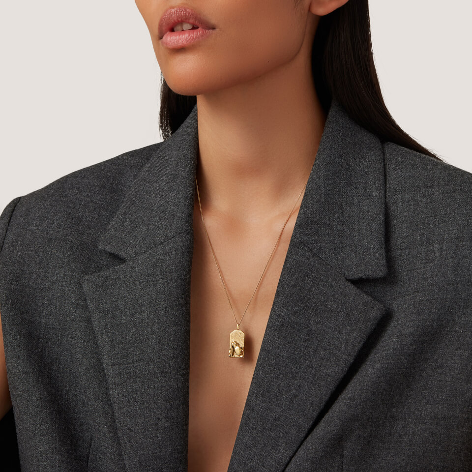 Jenny Bird Zodiac Aquarius Gold-Plated Necklace