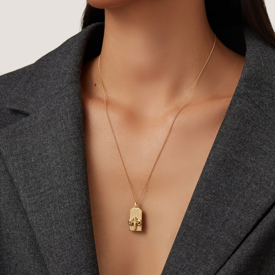 Jenny Bird Gold-Plated Zodiac Aries Necklace