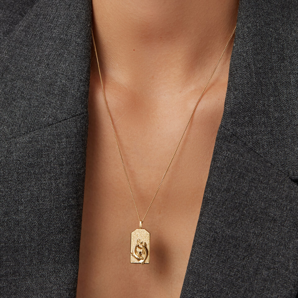 Jenny Bird Gold-Plated Zodiac Pisces Necklace