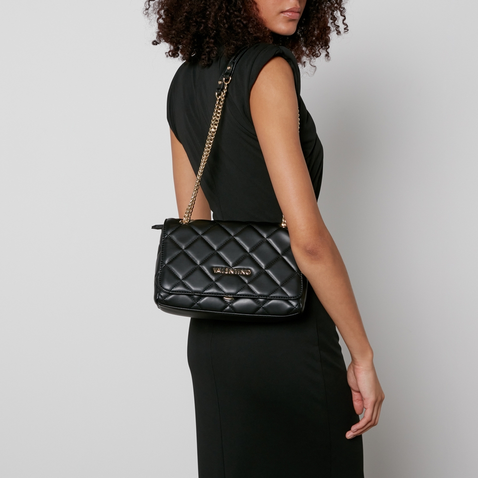 Valentino Ocarina Flap Quilted Faux Leather Bag