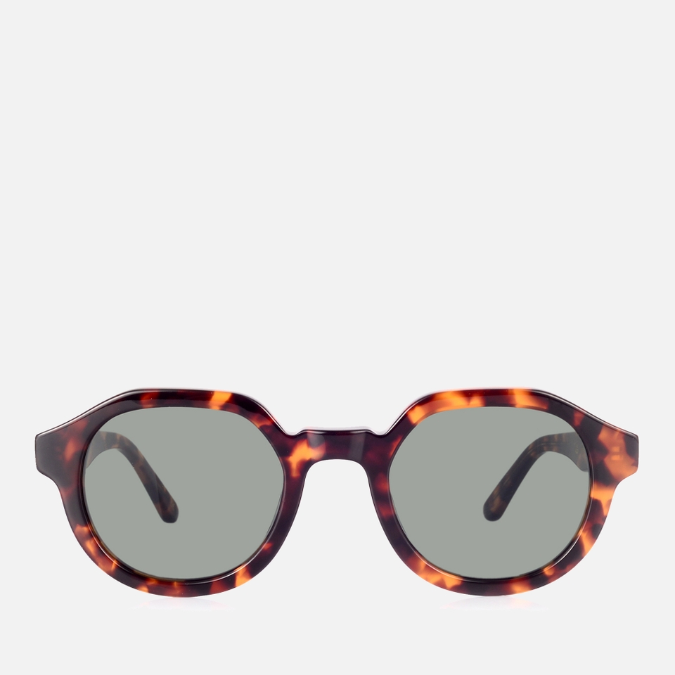 KAMO Palermo Acetate Round-Frame Sunglasses