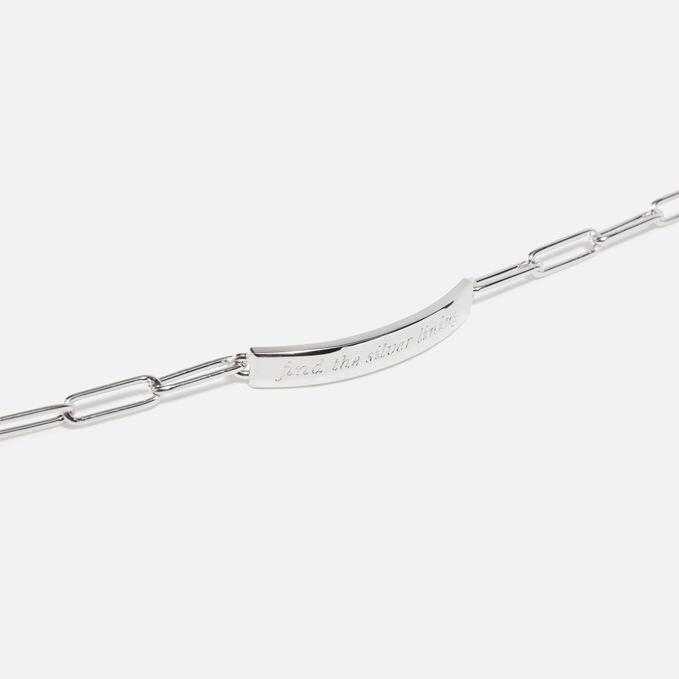 Kate Spade New York Silver Lining Silver-Tone Bracelet
