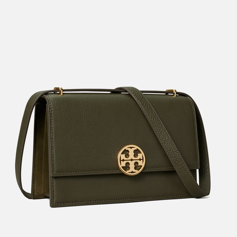 Tory Burch Miller Pebble-Grain Leather Shoulder Bag