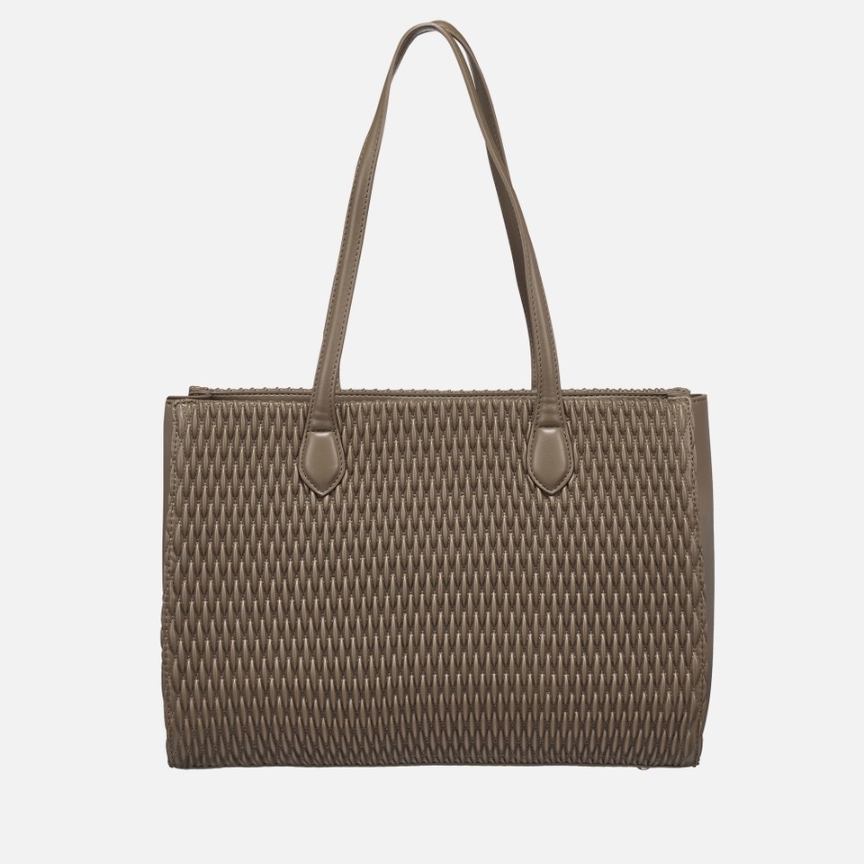 Valentino Frequency Re Faux Quilted Leather Shopping Bag