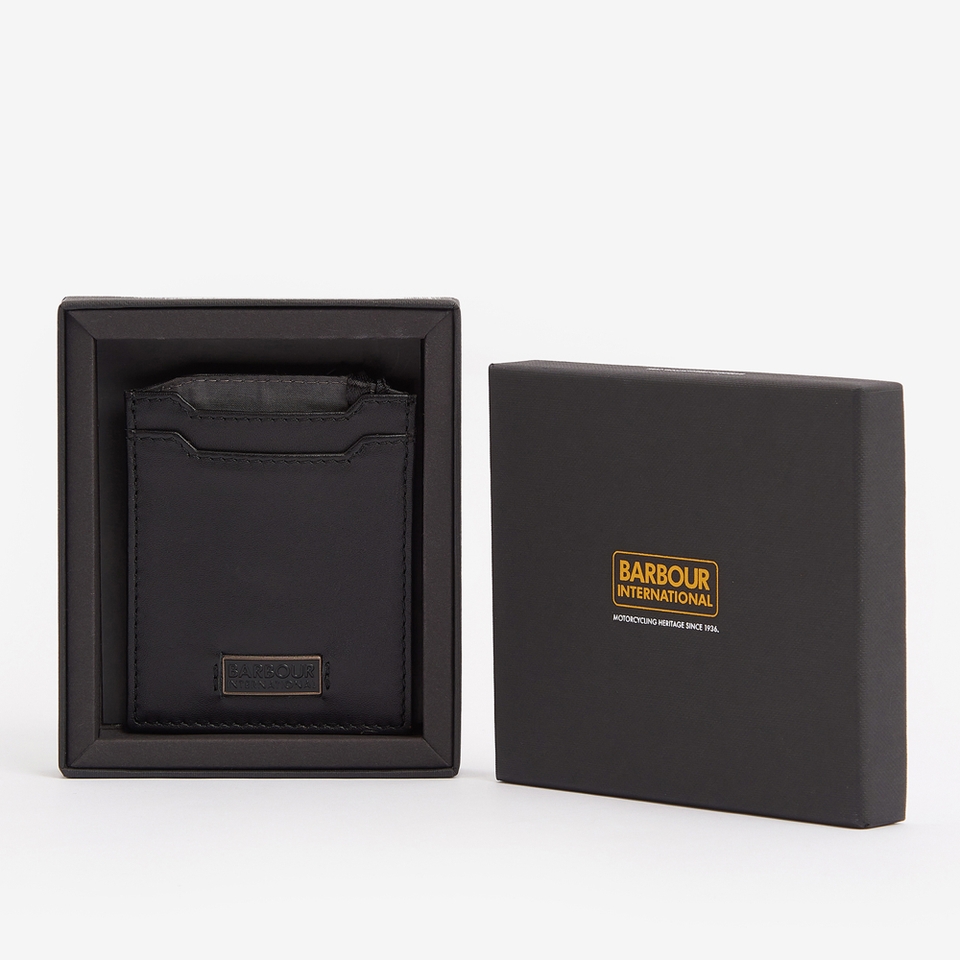 Barbour Logo Leather Cardholder