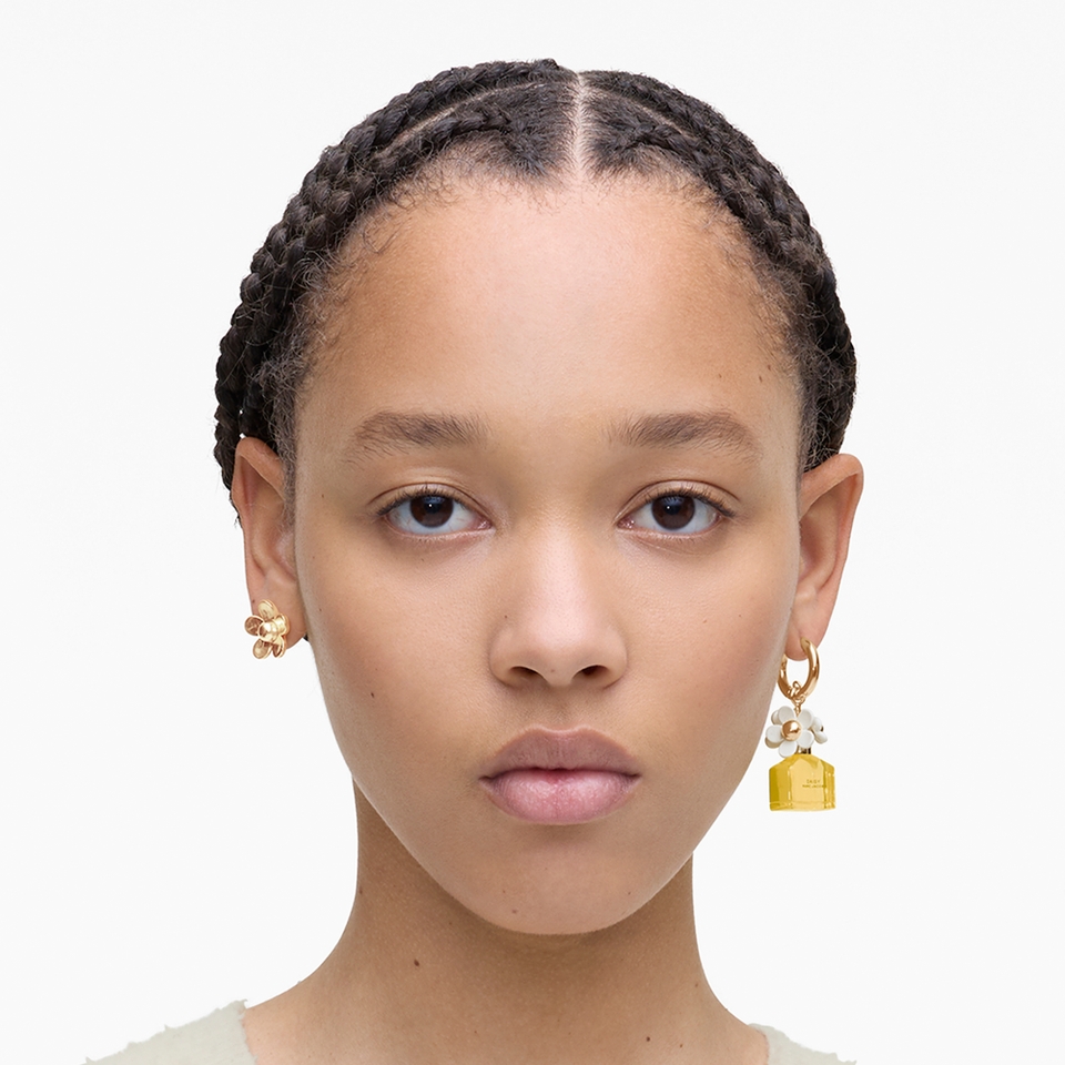 Marc Jacobs Mini Icon Daisy Gold-Plated Earrings