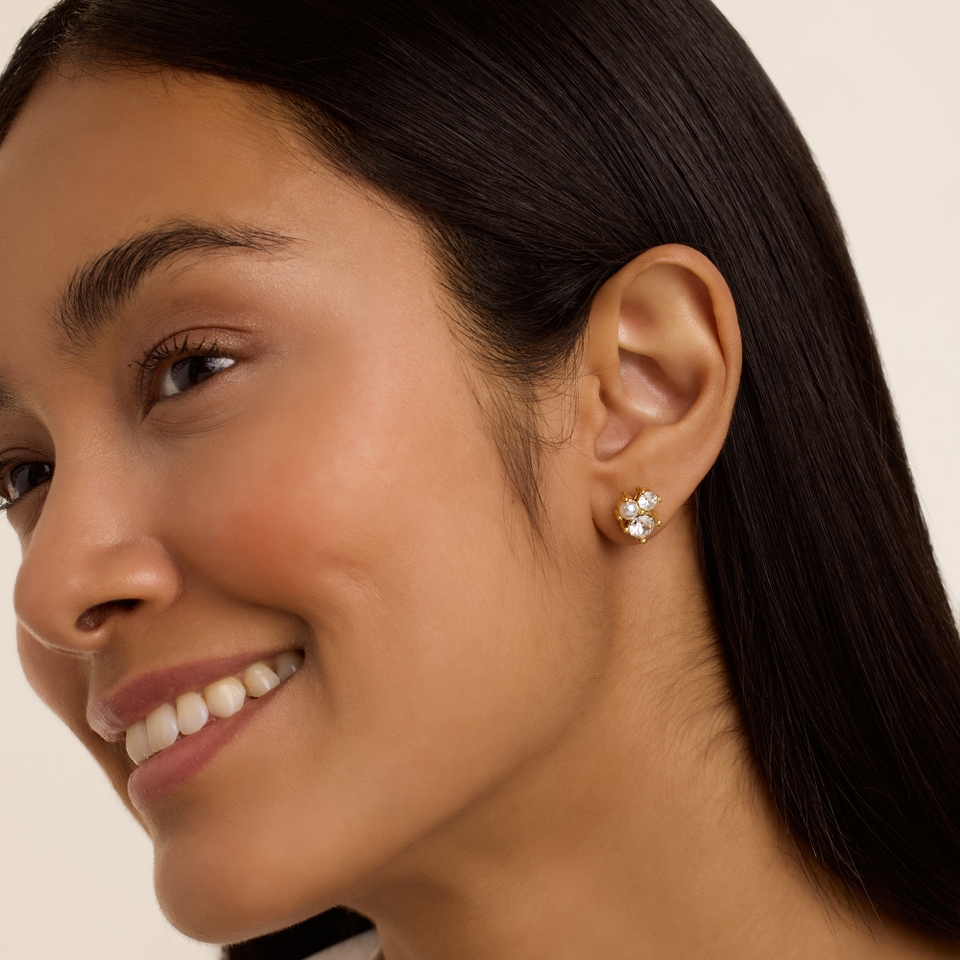 Ted Baker Joyaa Jewel Gold-Plated Earrings