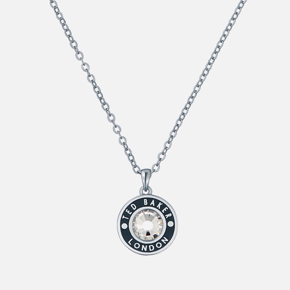 Ted Baker Cherlie Button Silver-Plated Necklace