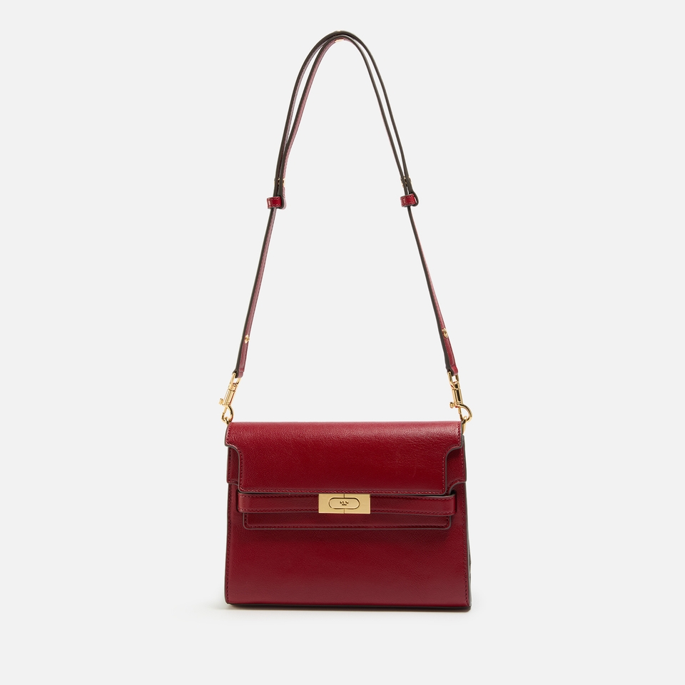 Tory Burch Lee Radziwill Textured Leather Shoulder Bag
