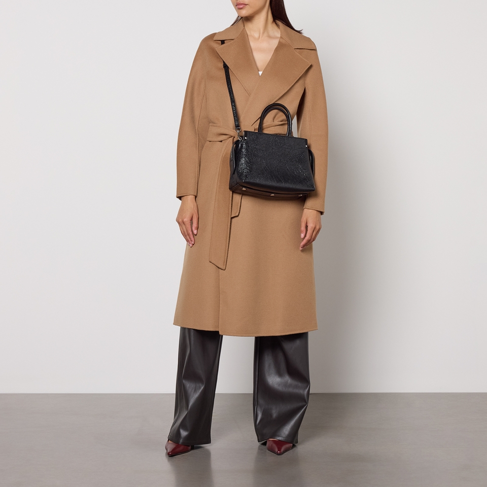 Tory Burch Mercer Distressed Leather Satchel