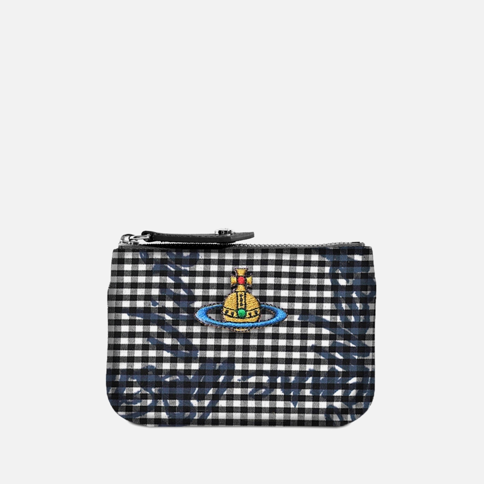 Vivienne Westwood Orb Gingham Coin Purse