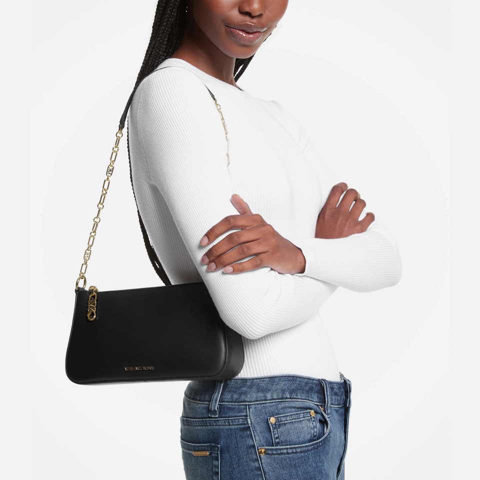 MICHAEL Michael Kors Lydia Leather Messenger Bag