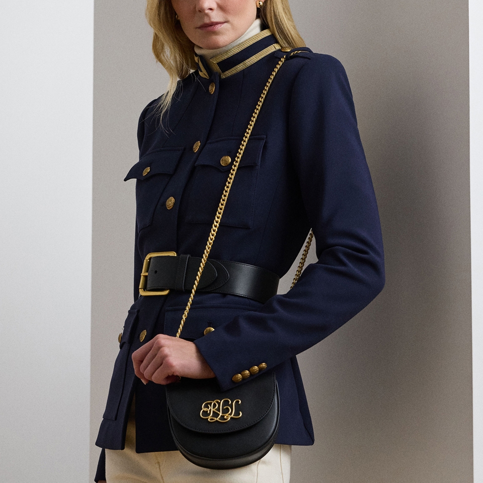 Lauren Ralph Lauren Witley Chain Leather Crossbody Bag