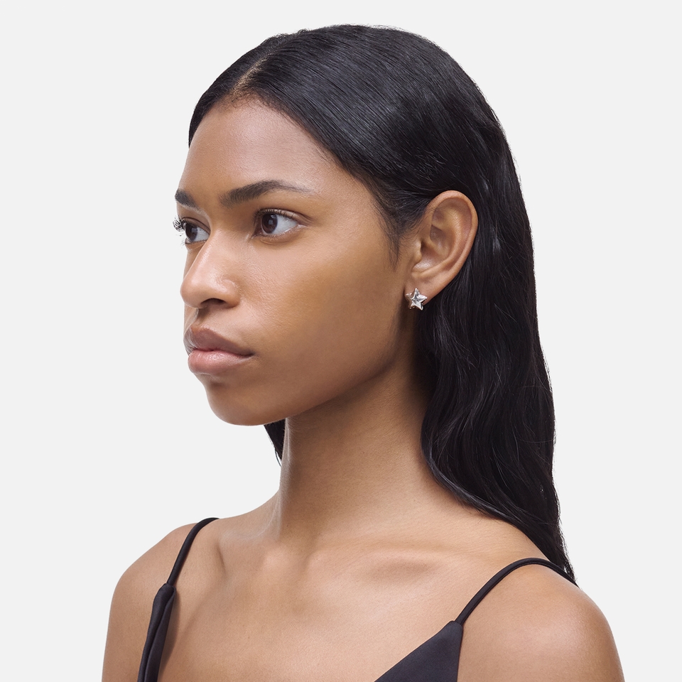 Marc Jacobs Balloon Star Silver-Plated Earrings