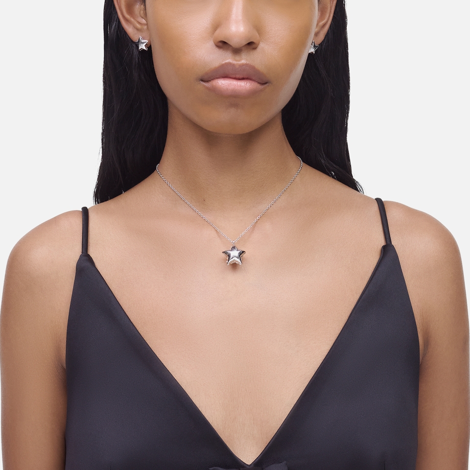 Marc Jacobs Balloon Star Silver-Plated Necklace
