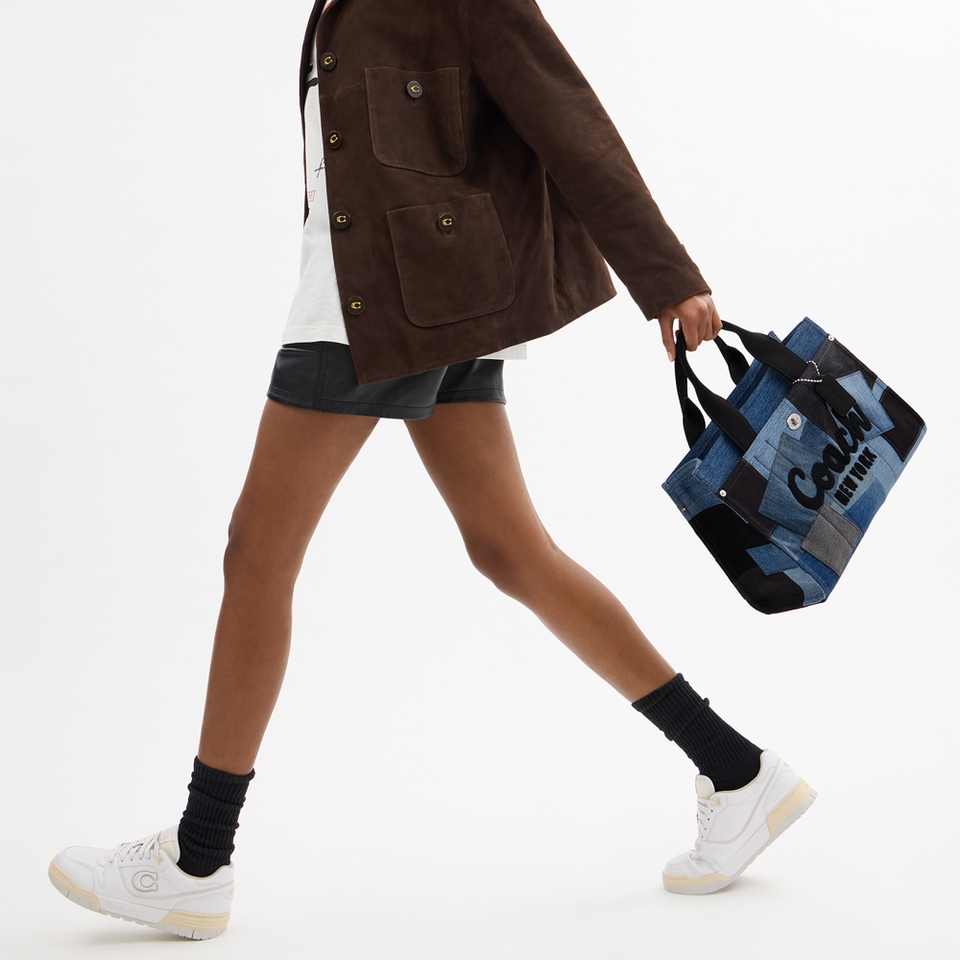 Coach Cargo Denim Tote Bag