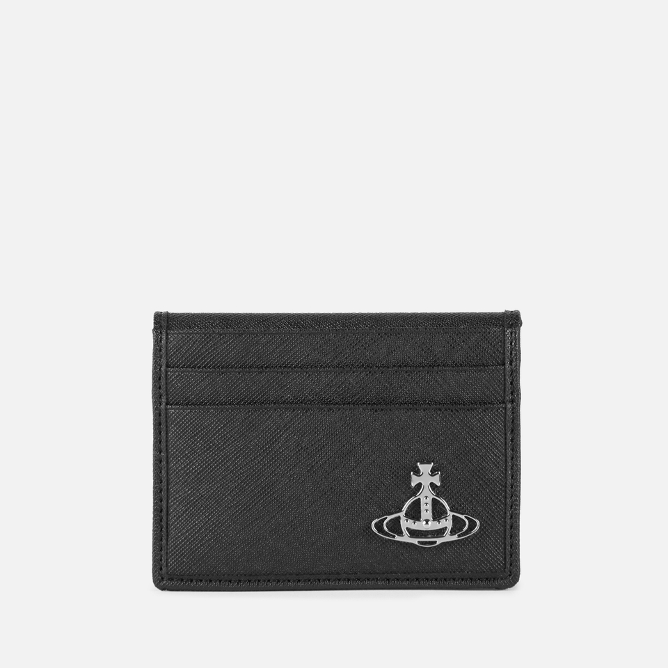 Vivienne Westwood Saffiano-Effect Faux Leather Cardholder