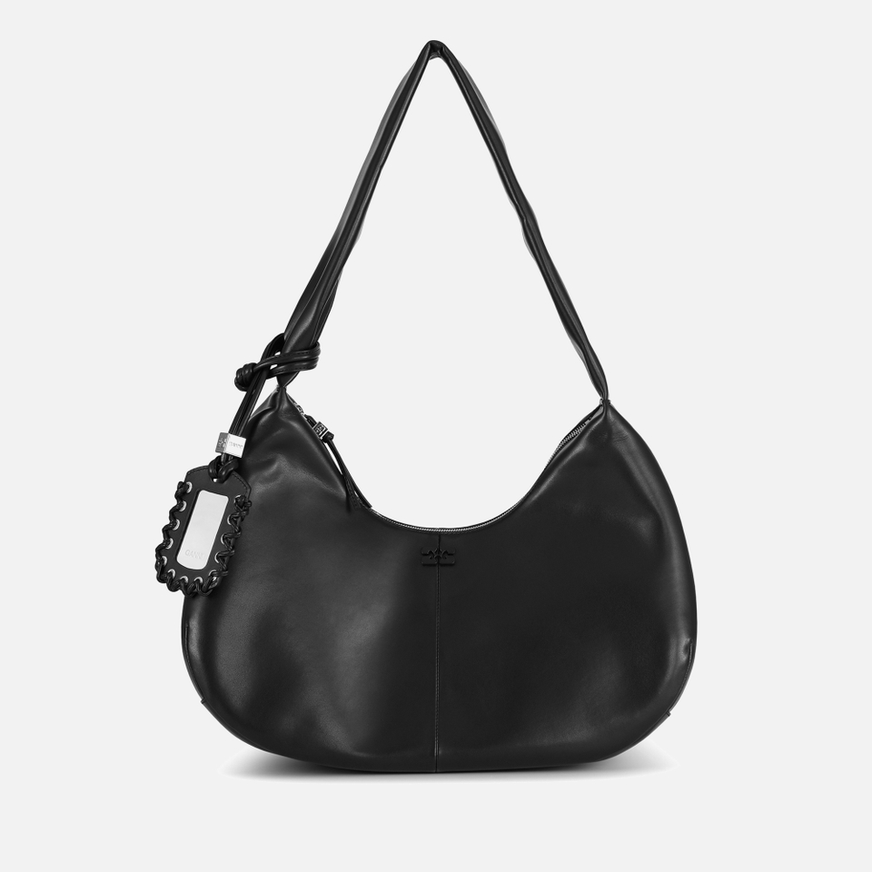 Ganni Medium Hobo Faux Leather-Blend Bou Bag