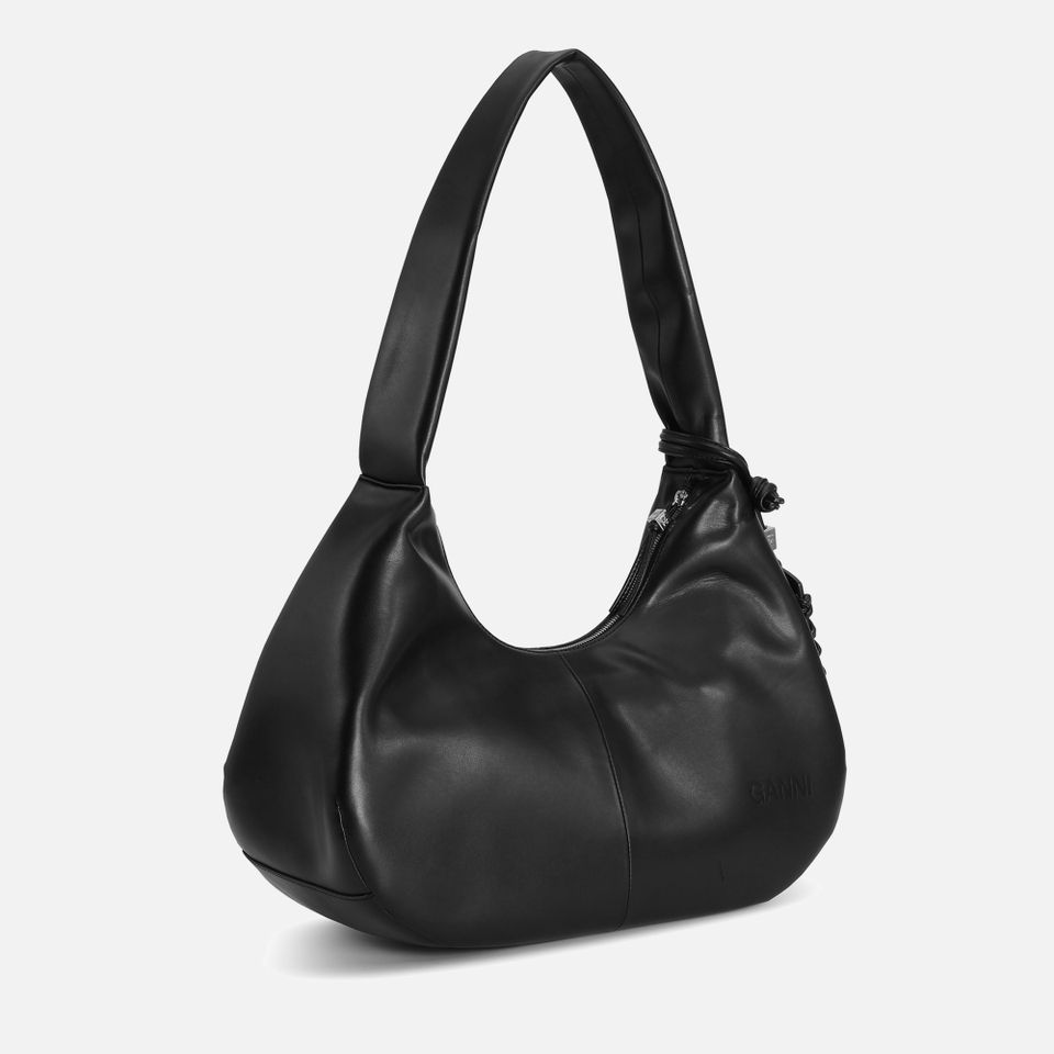 Ganni Medium Hobo Faux Leather-Blend Bou Bag