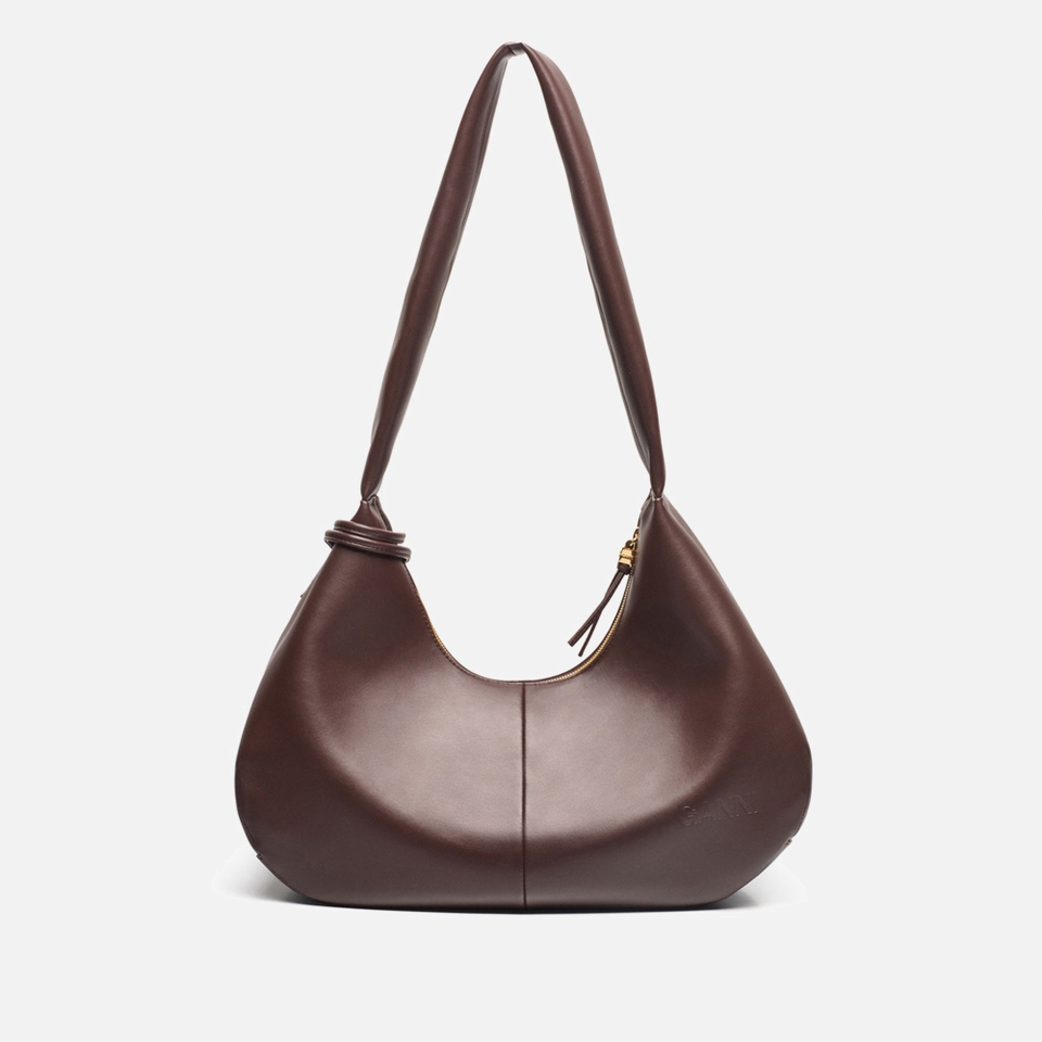 Ganni Medium Hobo Faux Leather-Blend Bou Bag