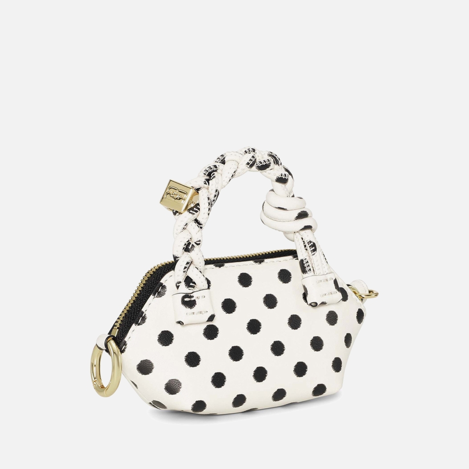 Ganni Nano Bou Recycled Leather-Blend Bag